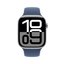 Apple Watch Series 10 GPS 42mm Aluminium Case with Denim Sport Band - S/M