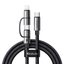 Mcdodo CA-0450 Lıghtnıng PD 36W Type-C 100W Destekli 2'si 1 Arada Şarj Kablosu - SİYAH