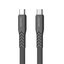 Nautıca C400 65W Typ-C&Typ-C Şarj Kablosu Gri