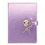 Victoria's Journals Hush Kilit Meta Defter 160 Yaprak Çizgili, Lila