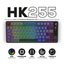 Hawk Gaming HK255 Siyah - Gri RGB %75 TKL Membrane Switch Kablolu / Kablosuz Oyuncu Klavyesi