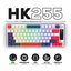 Hawk Gaming HK255 Mavi - Kırmızı RGB %75 TKL Membrane Switch Kablolu / Kablosuz Oyuncu Klavyesi