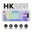 Hawk Gaming HK255 Mavi - Mor RGB %75 TKL Membrane Switch Kablolu / Kablosuz Oyuncu Klavyesi