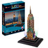 CubicFun 3D Empire State Binası ABD LED Işık Seri 3D Puzzle L503H