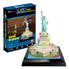 CubicFun 3D Özgürlük Anıtı ABD LED Işık Seri 3D Puzzle L505H